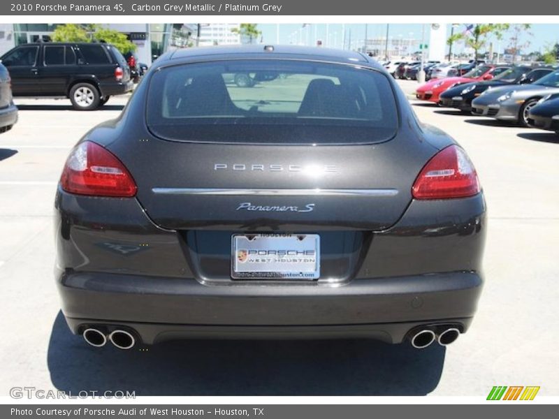 Carbon Grey Metallic / Platinum Grey 2010 Porsche Panamera 4S