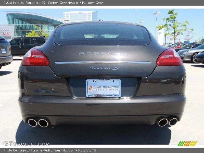 Carbon Grey Metallic / Platinum Grey 2010 Porsche Panamera 4S