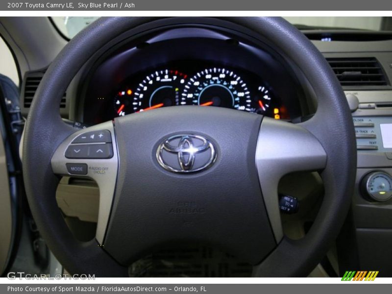 Sky Blue Pearl / Ash 2007 Toyota Camry LE