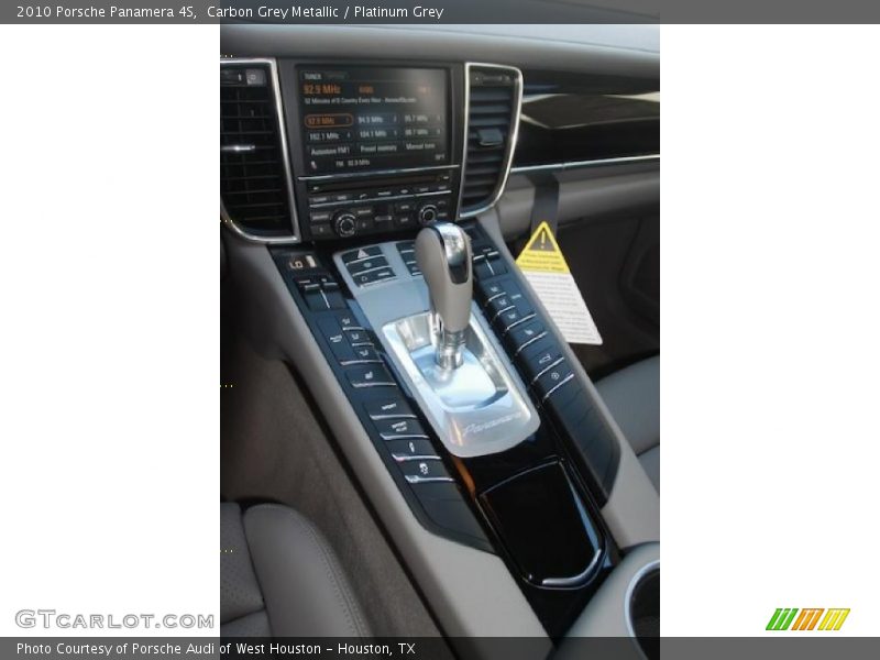 Carbon Grey Metallic / Platinum Grey 2010 Porsche Panamera 4S