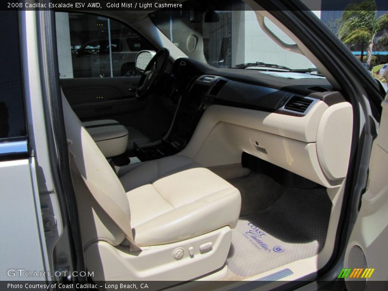 Gold Mist / Light Cashmere 2008 Cadillac Escalade ESV AWD
