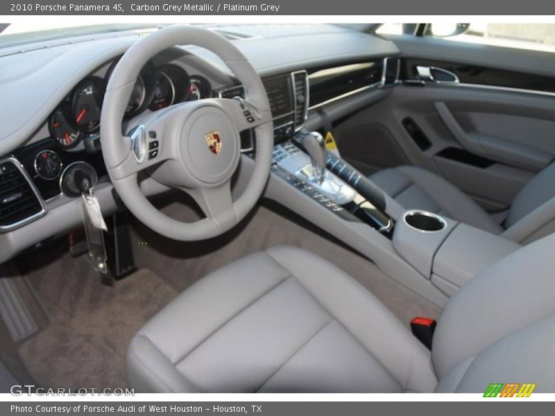 Carbon Grey Metallic / Platinum Grey 2010 Porsche Panamera 4S