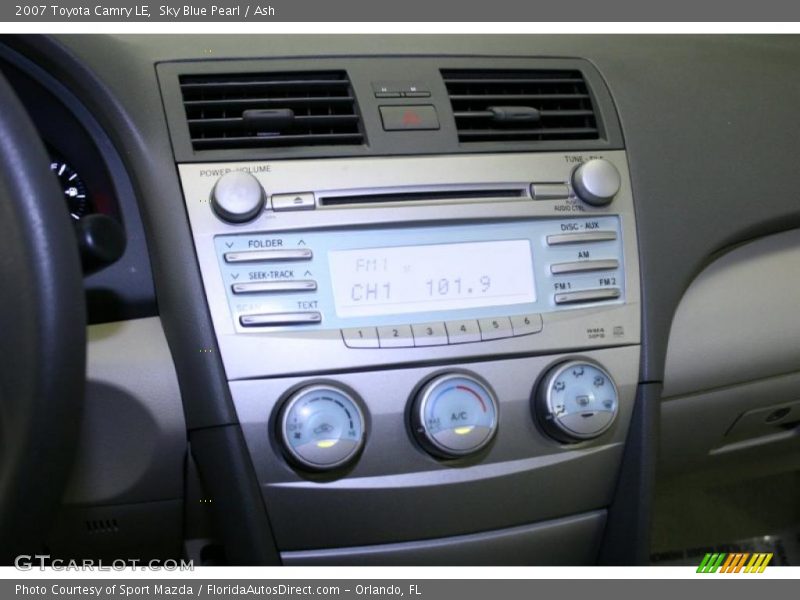 Sky Blue Pearl / Ash 2007 Toyota Camry LE