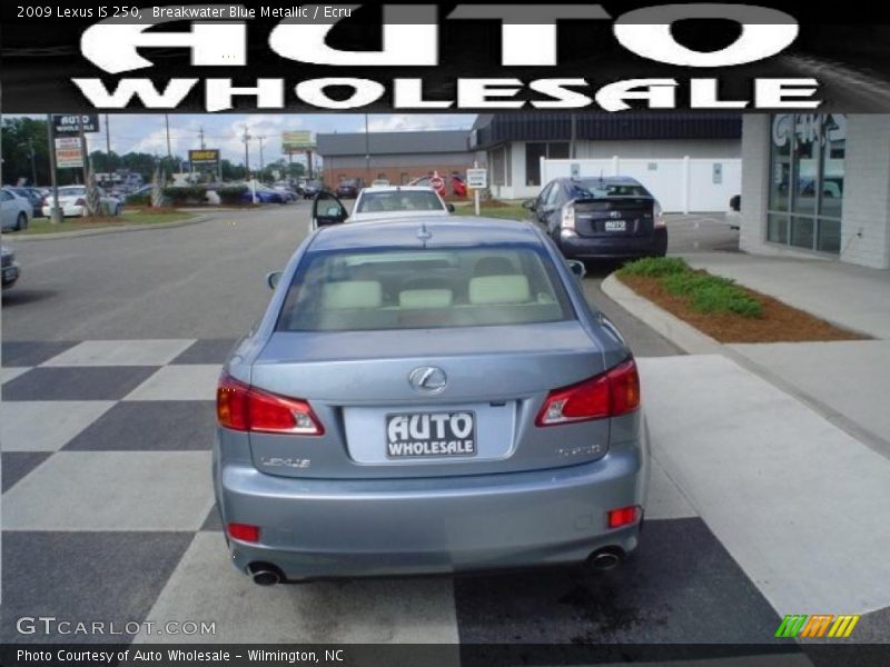 Breakwater Blue Metallic / Ecru 2009 Lexus IS 250