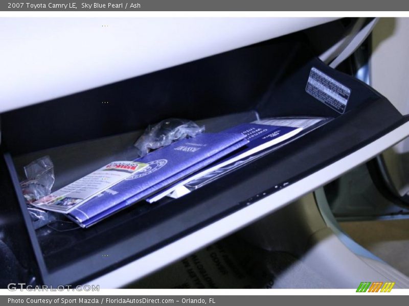 Sky Blue Pearl / Ash 2007 Toyota Camry LE