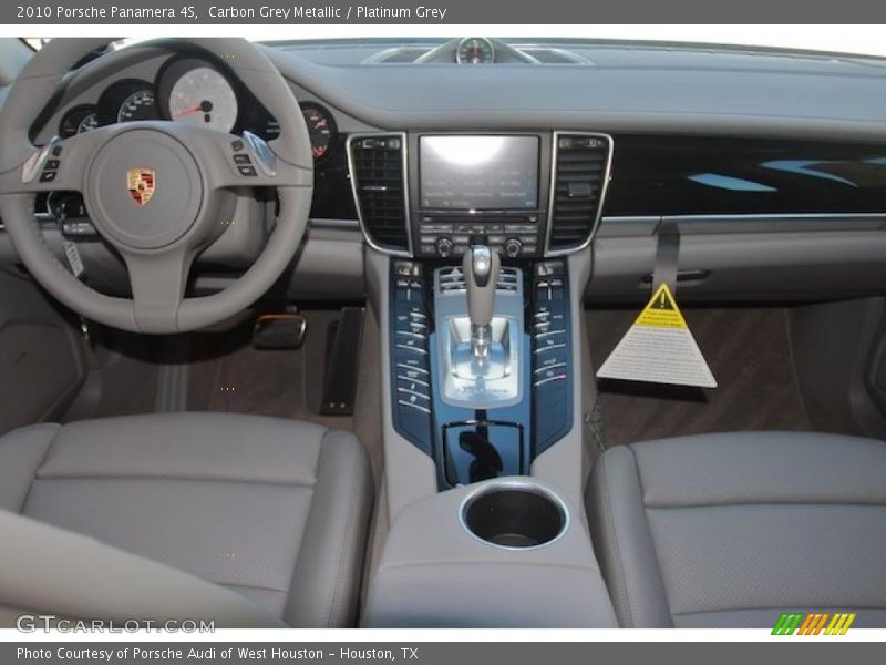 Carbon Grey Metallic / Platinum Grey 2010 Porsche Panamera 4S