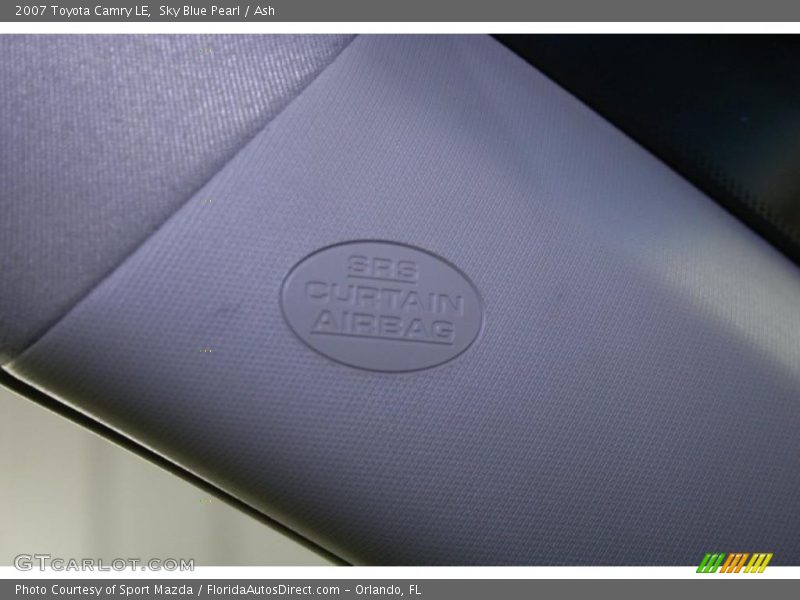 Sky Blue Pearl / Ash 2007 Toyota Camry LE