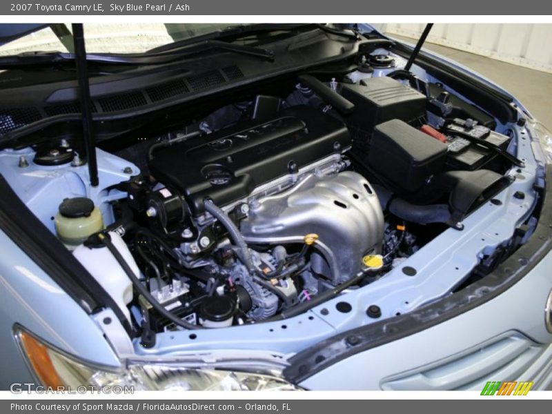 Sky Blue Pearl / Ash 2007 Toyota Camry LE