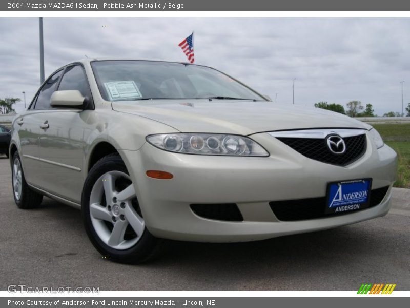 Pebble Ash Metallic / Beige 2004 Mazda MAZDA6 i Sedan