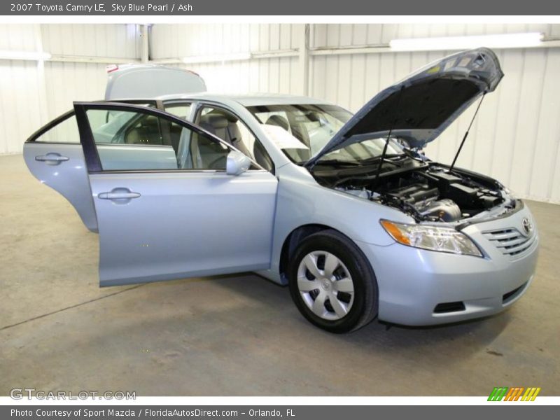 Sky Blue Pearl / Ash 2007 Toyota Camry LE