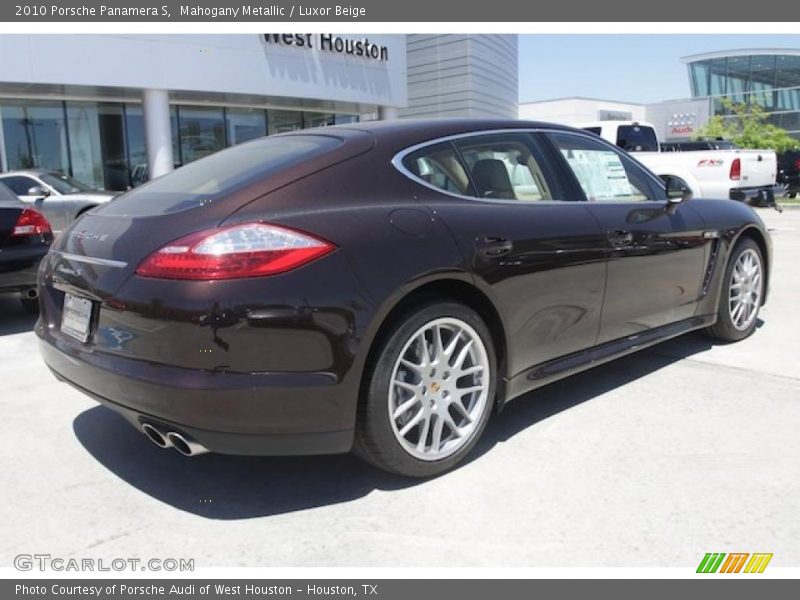 Mahogany Metallic / Luxor Beige 2010 Porsche Panamera S