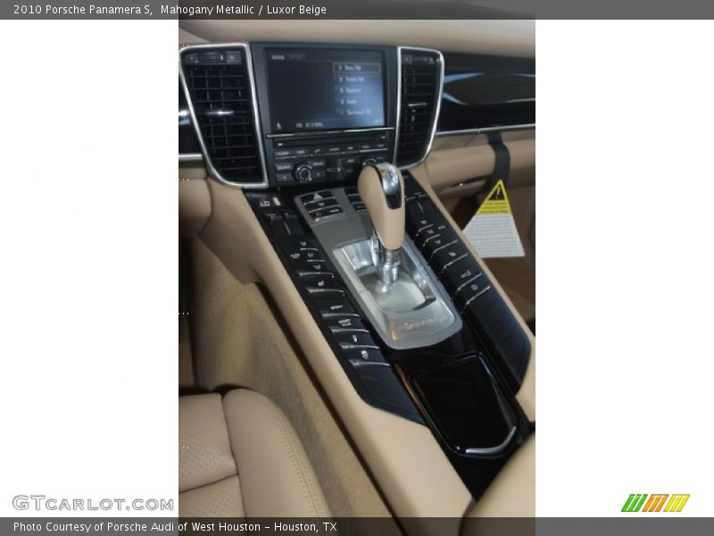 Mahogany Metallic / Luxor Beige 2010 Porsche Panamera S