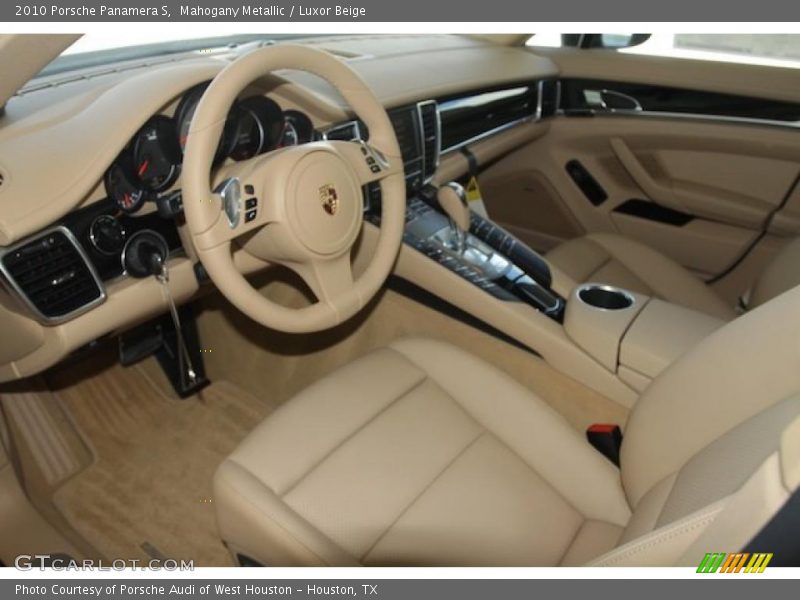 Mahogany Metallic / Luxor Beige 2010 Porsche Panamera S