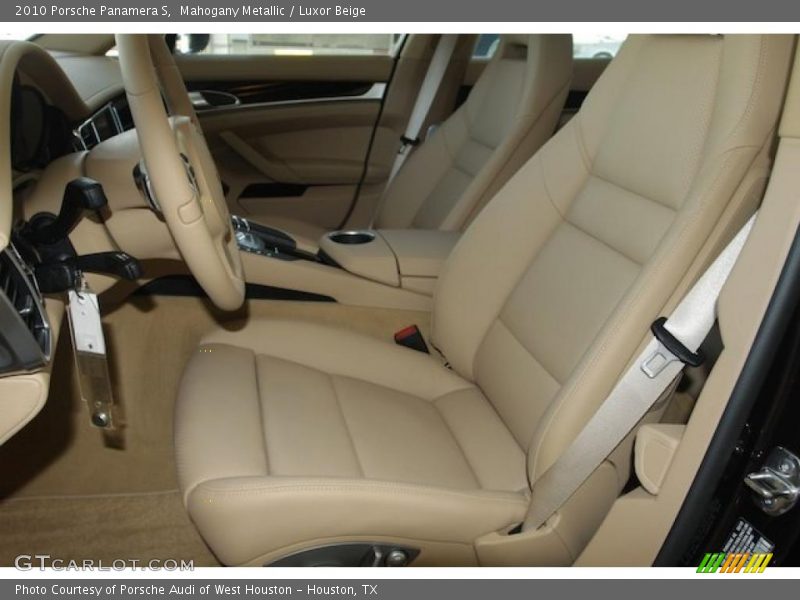 Mahogany Metallic / Luxor Beige 2010 Porsche Panamera S