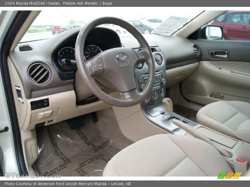 Pebble Ash Metallic / Beige 2004 Mazda MAZDA6 i Sedan