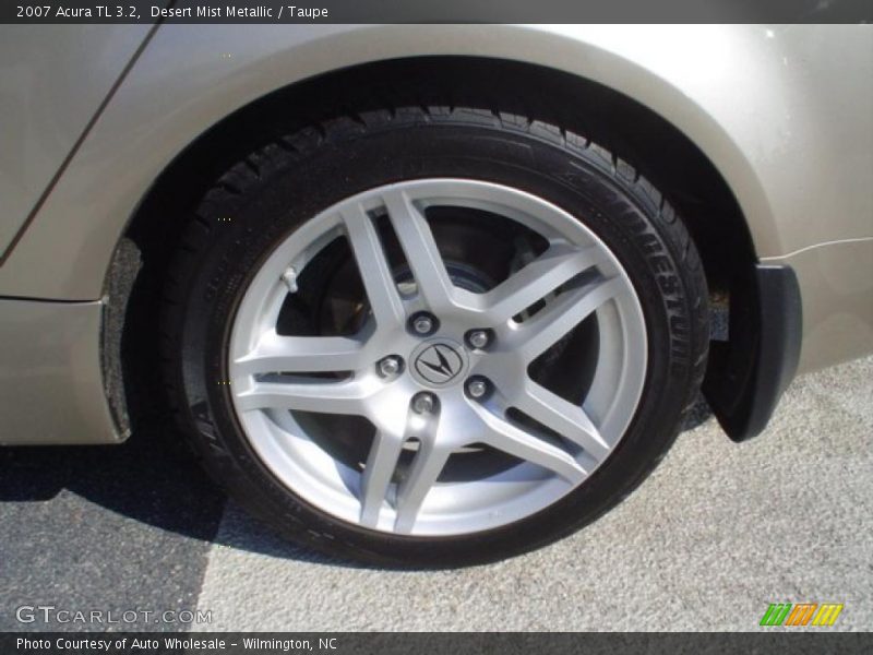 Desert Mist Metallic / Taupe 2007 Acura TL 3.2