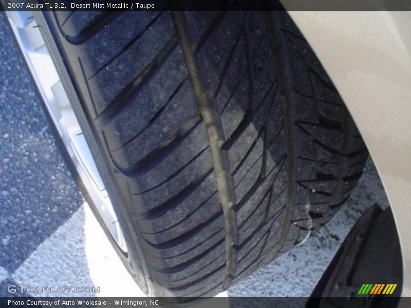Desert Mist Metallic / Taupe 2007 Acura TL 3.2