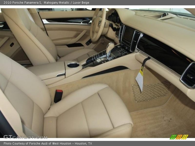 Mahogany Metallic / Luxor Beige 2010 Porsche Panamera S