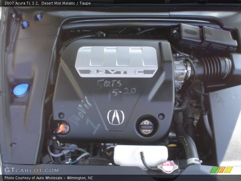 Desert Mist Metallic / Taupe 2007 Acura TL 3.2