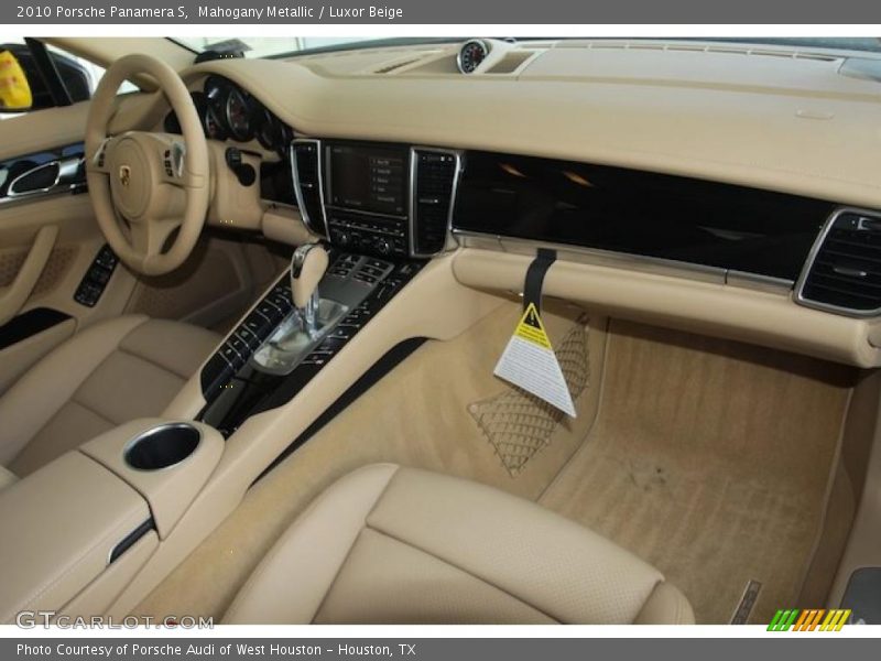 Mahogany Metallic / Luxor Beige 2010 Porsche Panamera S