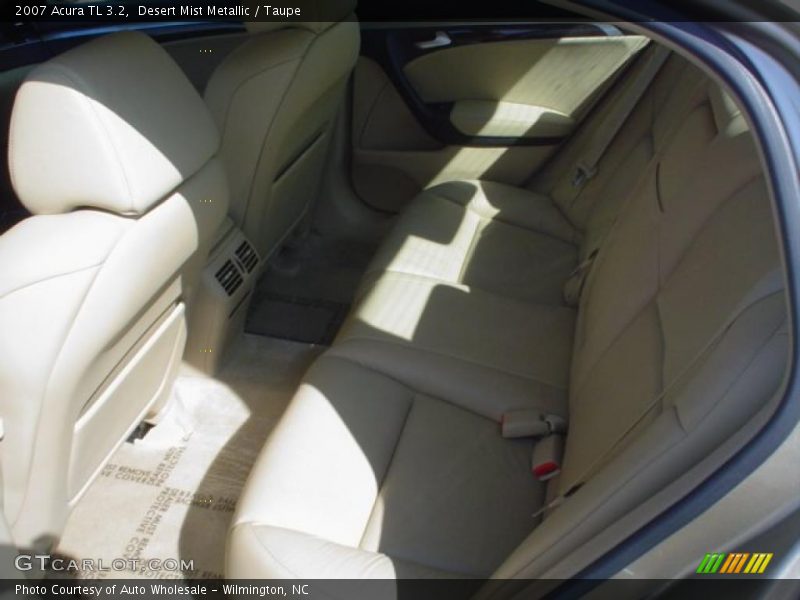 Desert Mist Metallic / Taupe 2007 Acura TL 3.2