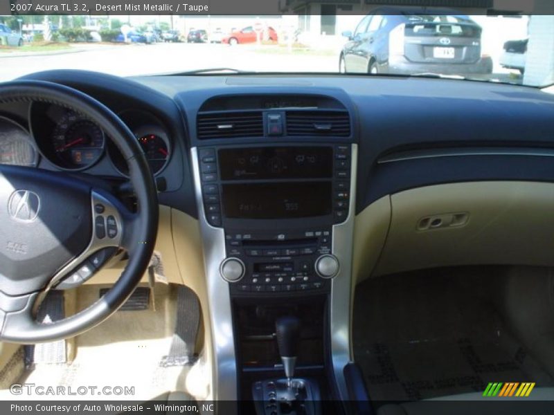 Desert Mist Metallic / Taupe 2007 Acura TL 3.2