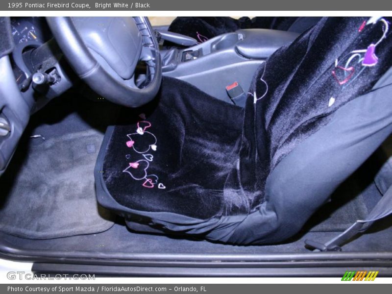Bright White / Black 1995 Pontiac Firebird Coupe