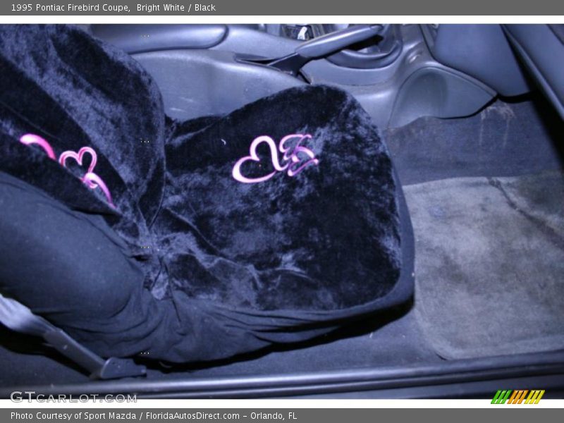 Bright White / Black 1995 Pontiac Firebird Coupe