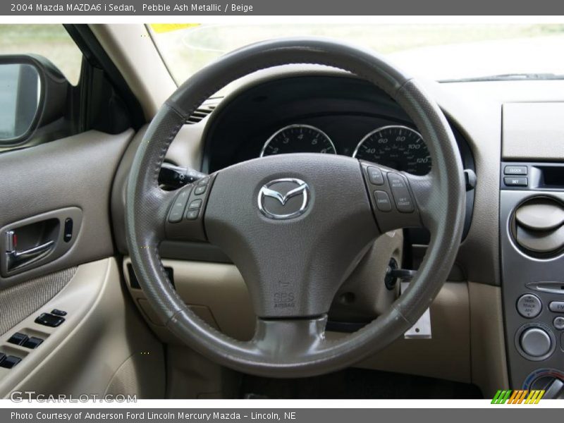 Pebble Ash Metallic / Beige 2004 Mazda MAZDA6 i Sedan