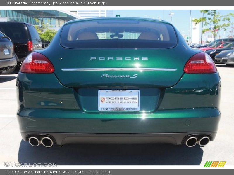 Jet Green Metallic / Luxor Beige 2010 Porsche Panamera S