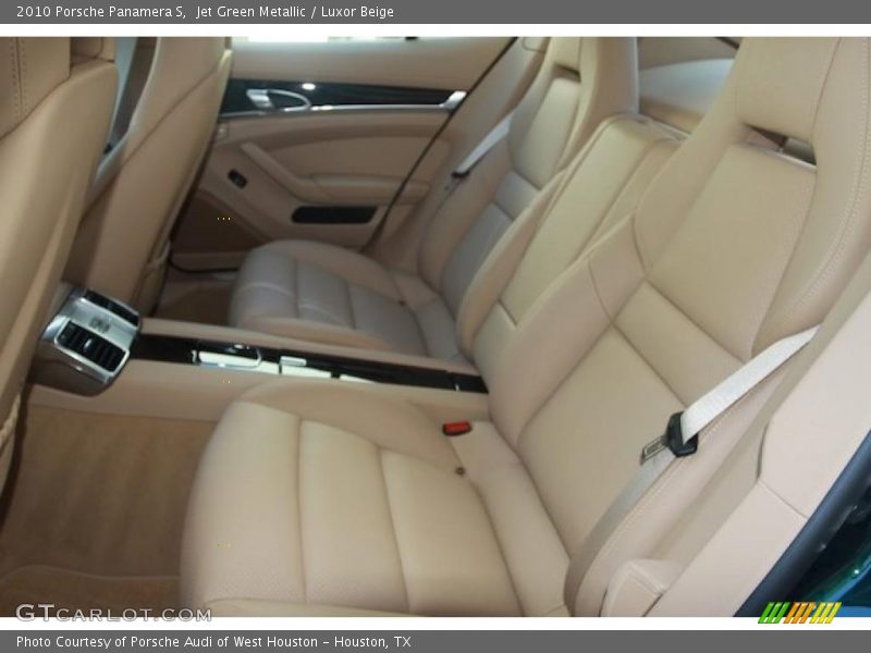 Jet Green Metallic / Luxor Beige 2010 Porsche Panamera S