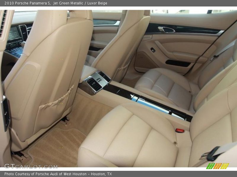 Jet Green Metallic / Luxor Beige 2010 Porsche Panamera S