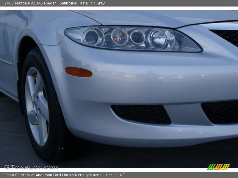 Satin Silver Metallic / Gray 2003 Mazda MAZDA6 i Sedan