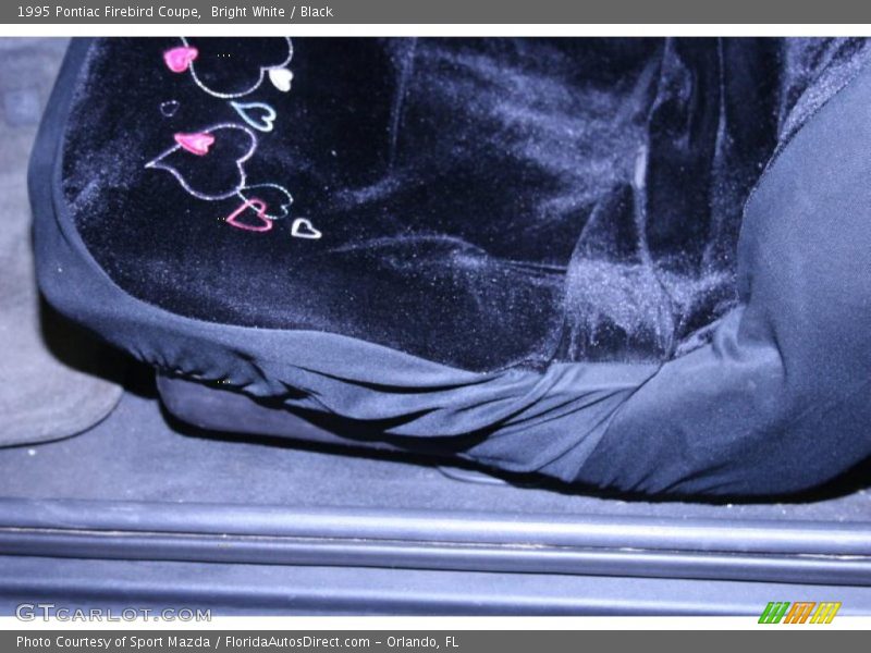 Bright White / Black 1995 Pontiac Firebird Coupe
