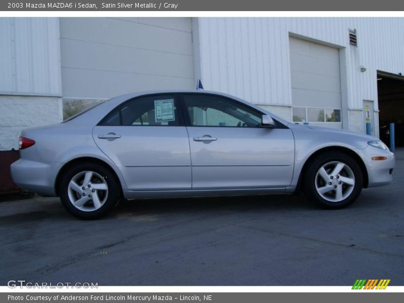 Satin Silver Metallic / Gray 2003 Mazda MAZDA6 i Sedan