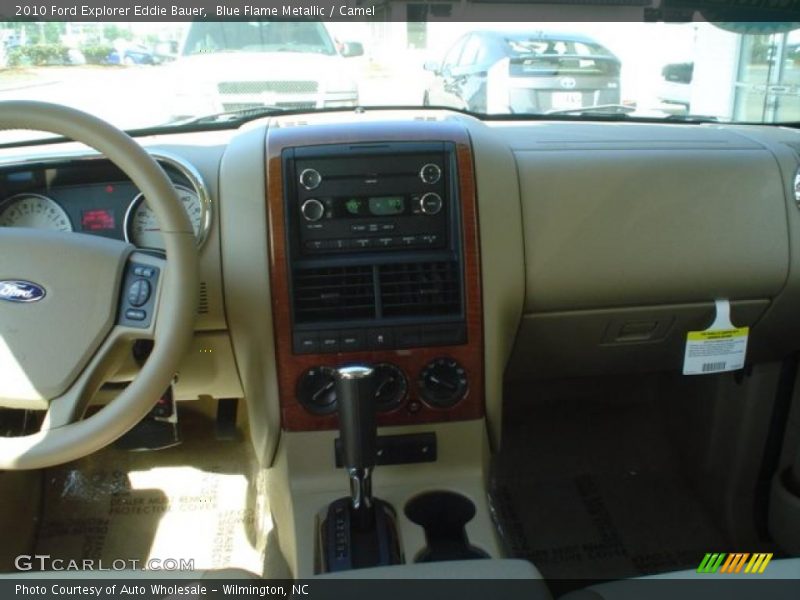 Blue Flame Metallic / Camel 2010 Ford Explorer Eddie Bauer