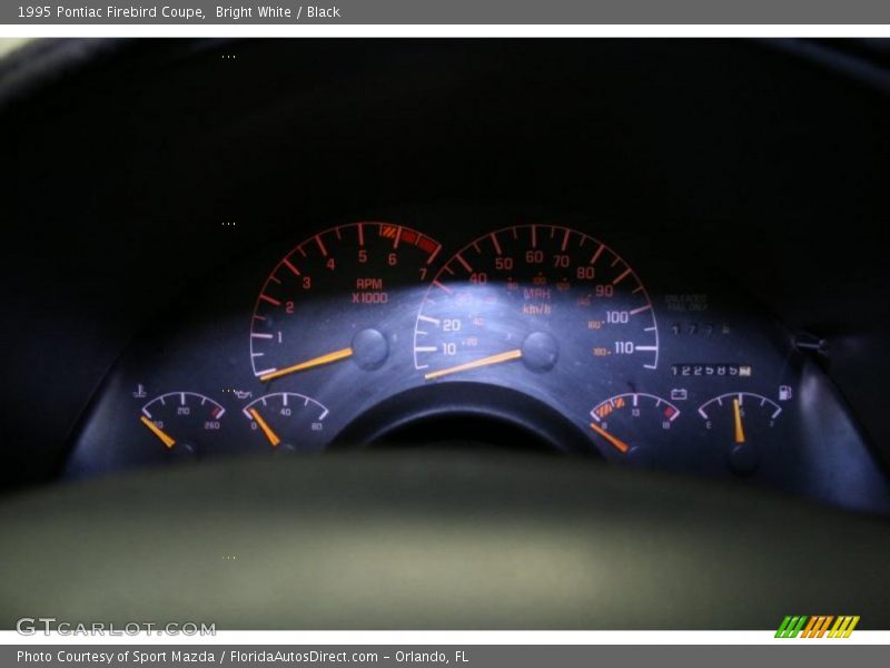 Bright White / Black 1995 Pontiac Firebird Coupe