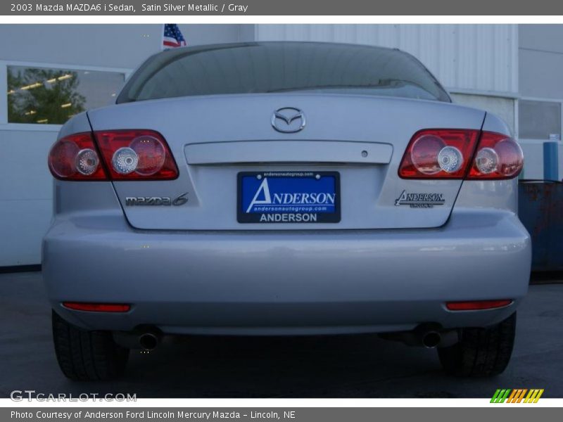 Satin Silver Metallic / Gray 2003 Mazda MAZDA6 i Sedan