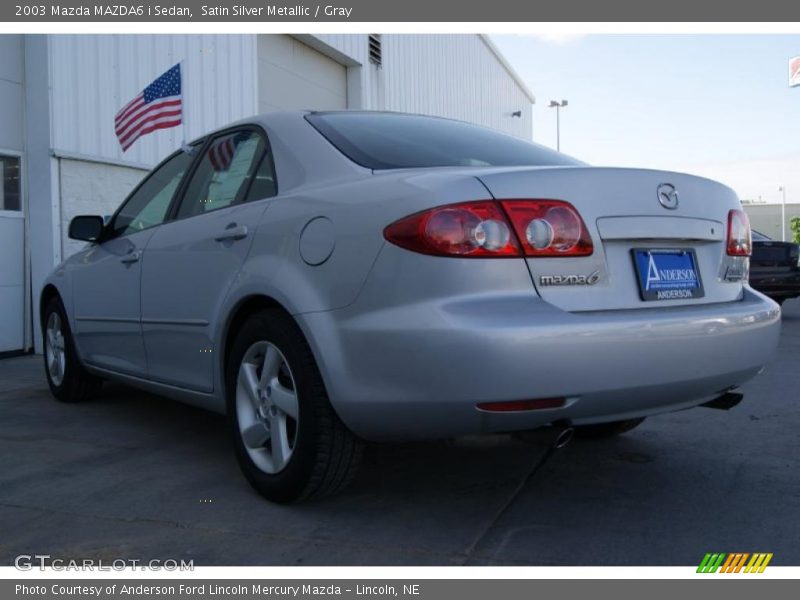 Satin Silver Metallic / Gray 2003 Mazda MAZDA6 i Sedan