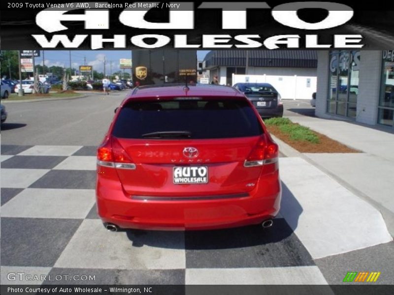 Barcelona Red Metallic / Ivory 2009 Toyota Venza V6 AWD