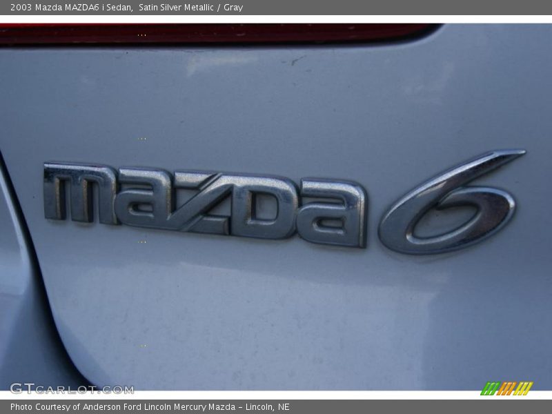 Satin Silver Metallic / Gray 2003 Mazda MAZDA6 i Sedan