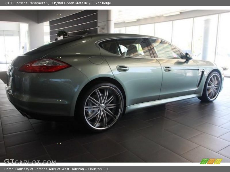 Crystal Green Metallic / Luxor Beige 2010 Porsche Panamera S