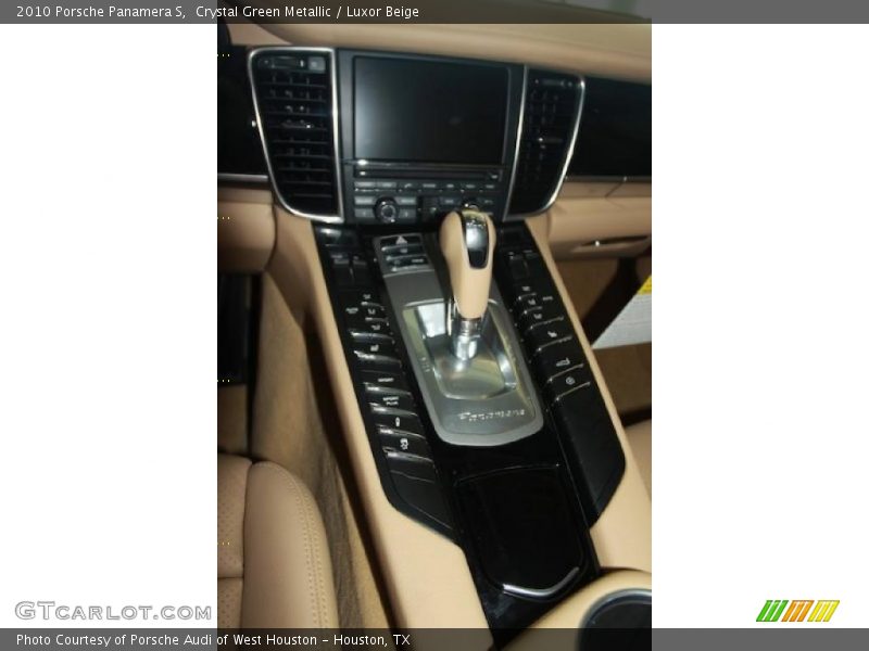 Crystal Green Metallic / Luxor Beige 2010 Porsche Panamera S