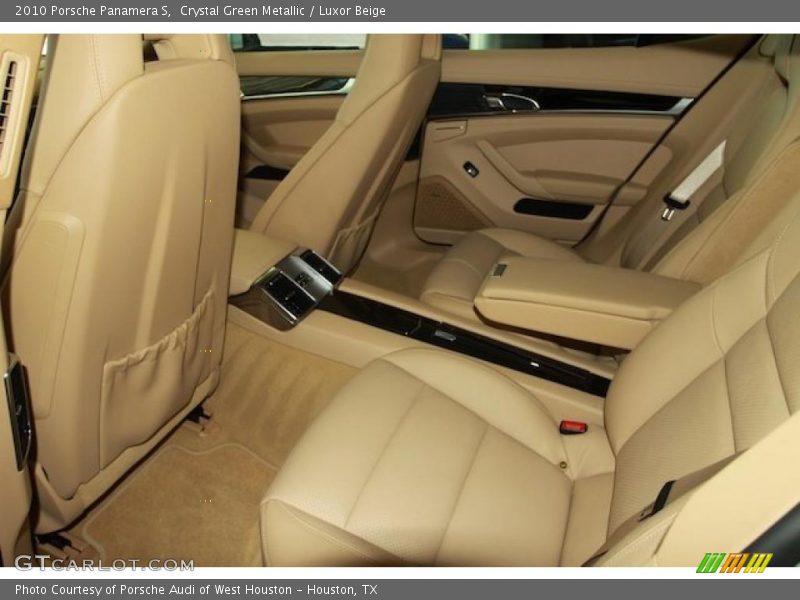 Crystal Green Metallic / Luxor Beige 2010 Porsche Panamera S