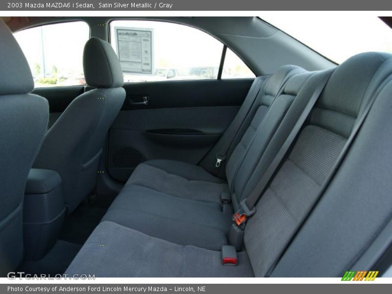 Satin Silver Metallic / Gray 2003 Mazda MAZDA6 i Sedan