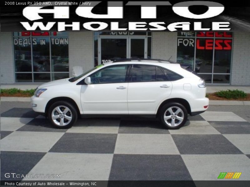 Crystal White / Ivory 2008 Lexus RX 350 AWD