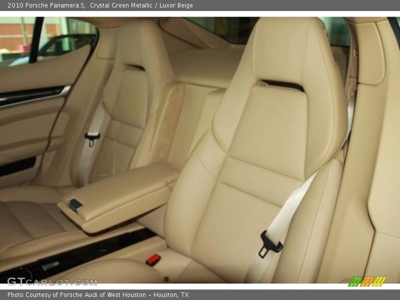 Crystal Green Metallic / Luxor Beige 2010 Porsche Panamera S