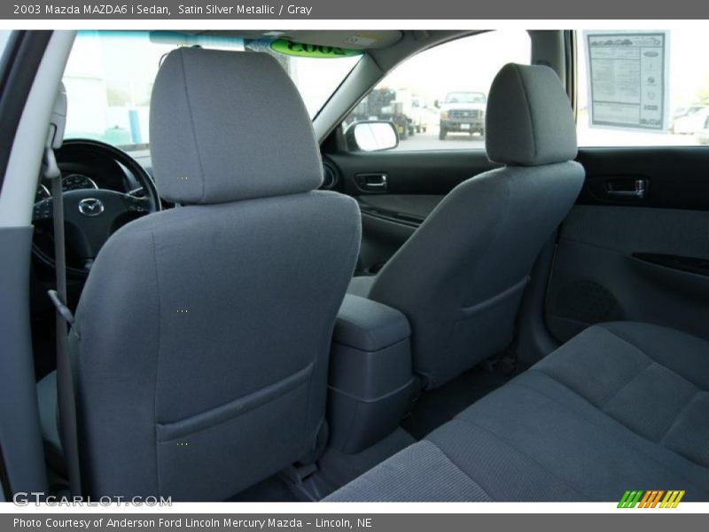 Satin Silver Metallic / Gray 2003 Mazda MAZDA6 i Sedan
