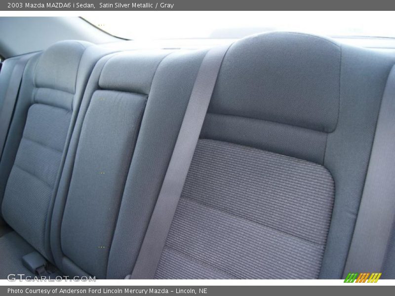 Satin Silver Metallic / Gray 2003 Mazda MAZDA6 i Sedan