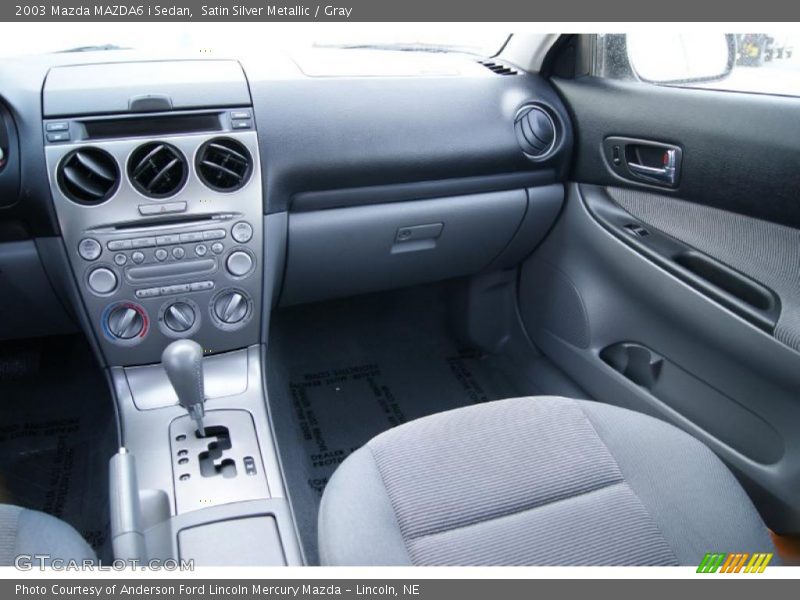 Satin Silver Metallic / Gray 2003 Mazda MAZDA6 i Sedan